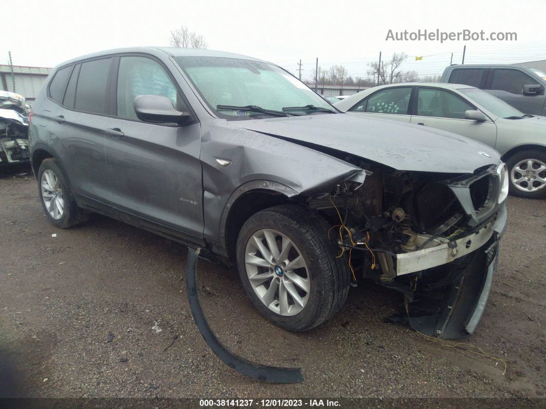 2014 Bmw X3 Xdrive28i Gray vin: 5UXWX9C50E0D14435