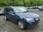 2014 Bmw X3 Xdrive28i Blue vin: 5UXWX9C50E0D19098