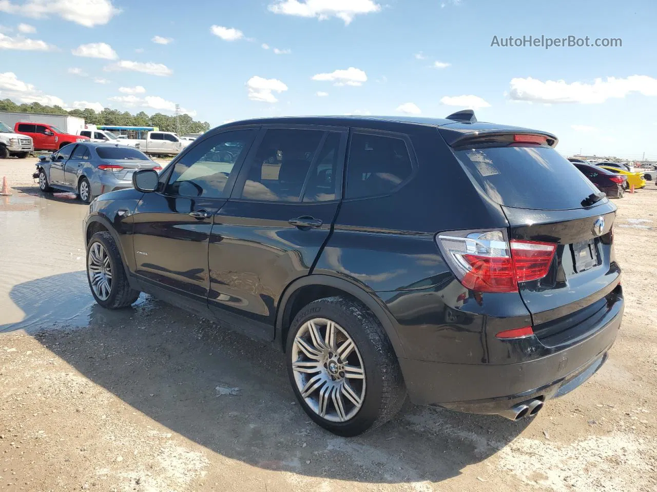 2014 Bmw X3 Xdrive28i Black vin: 5UXWX9C50E0D37102