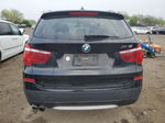 2014 Bmw X3 Xdrive28i Black vin: 5UXWX9C50E0D40341