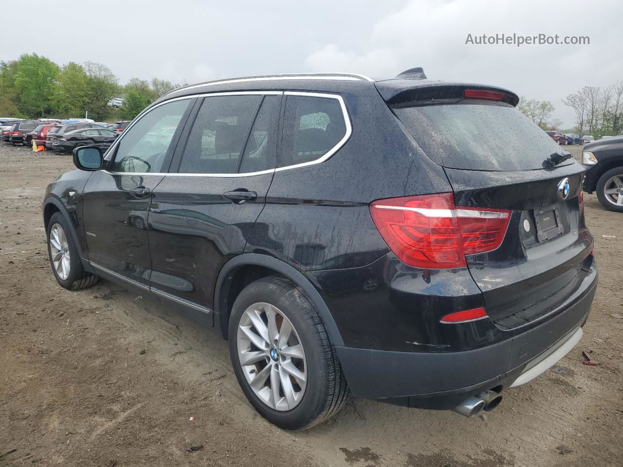 2014 Bmw X3 Xdrive28i Black vin: 5UXWX9C50E0D40341