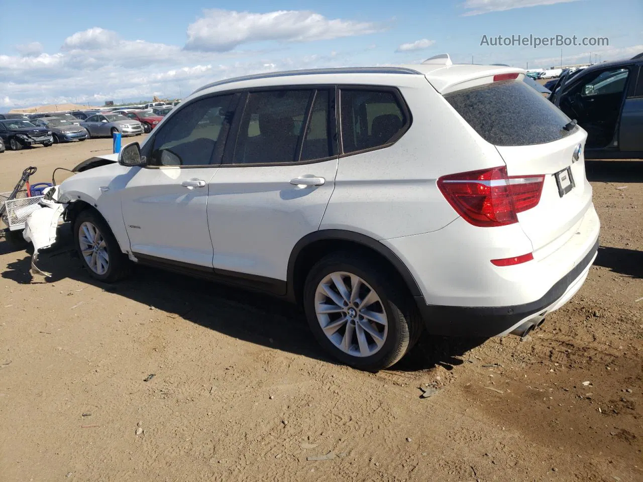 2016 Bmw X3 Xdrive28i White vin: 5UXWX9C50G0D64500