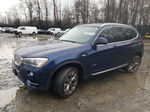 2016 Bmw X3 Xdrive28i Blue vin: 5UXWX9C50G0D65078