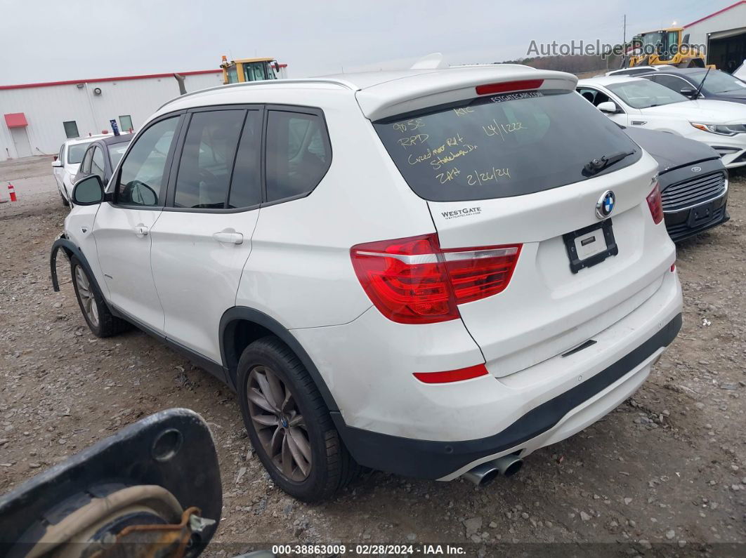 2016 Bmw X3 Xdrive28i White vin: 5UXWX9C50G0D71222