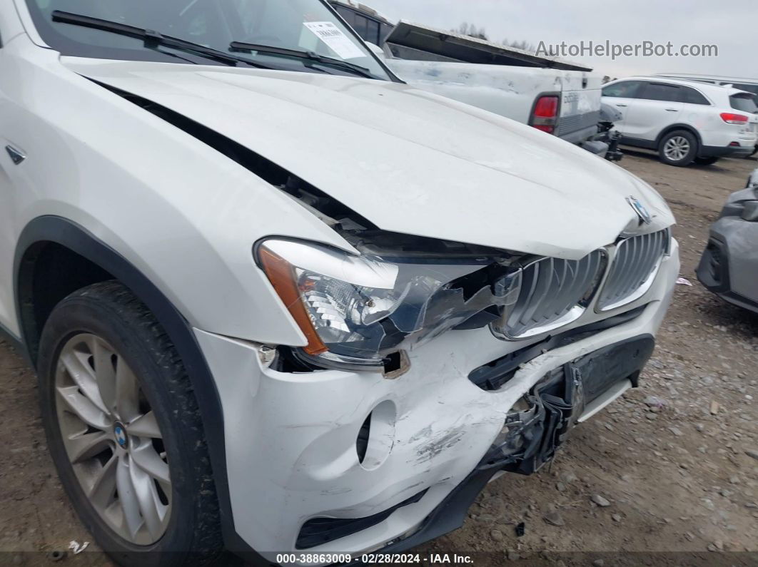 2016 Bmw X3 Xdrive28i White vin: 5UXWX9C50G0D71222