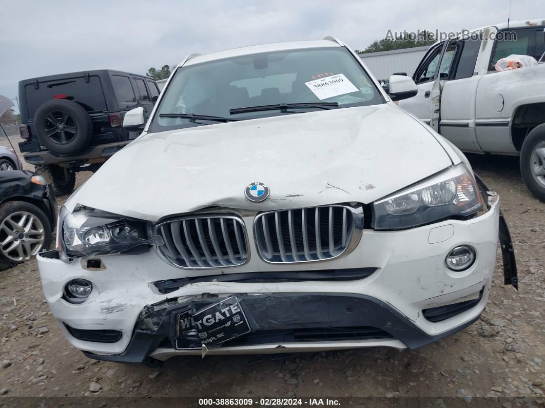 2016 Bmw X3 Xdrive28i White vin: 5UXWX9C50G0D71222