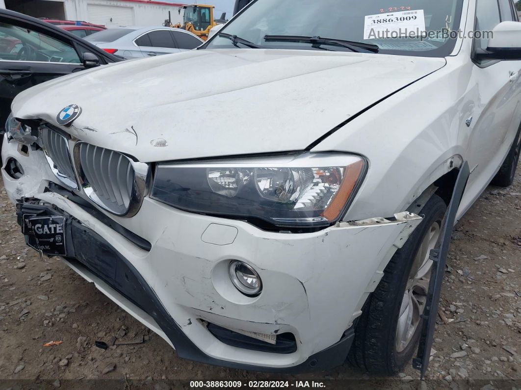 2016 Bmw X3 Xdrive28i White vin: 5UXWX9C50G0D71222