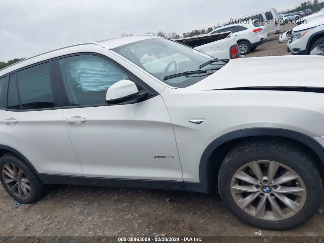 2016 Bmw X3 Xdrive28i White vin: 5UXWX9C50G0D71222