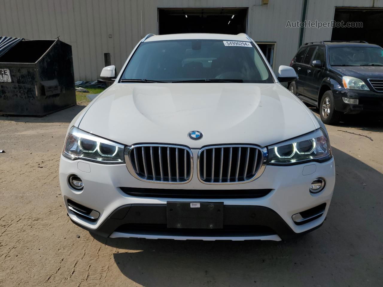 2016 Bmw X3 Xdrive28i White vin: 5UXWX9C50G0D75237