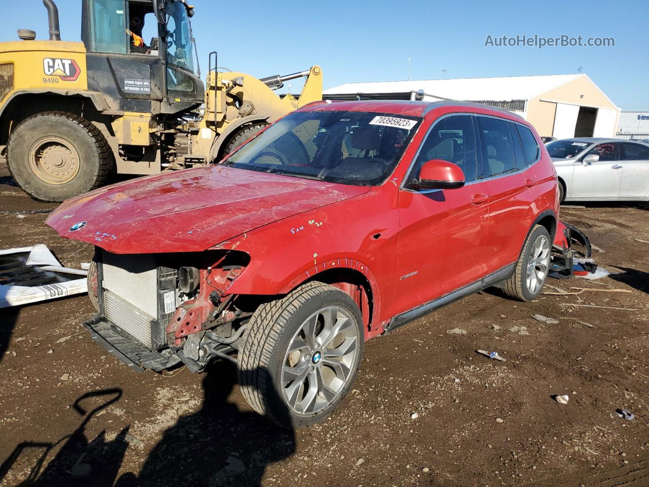 2016 Bmw X3 Xdrive28i Red vin: 5UXWX9C50G0D76498