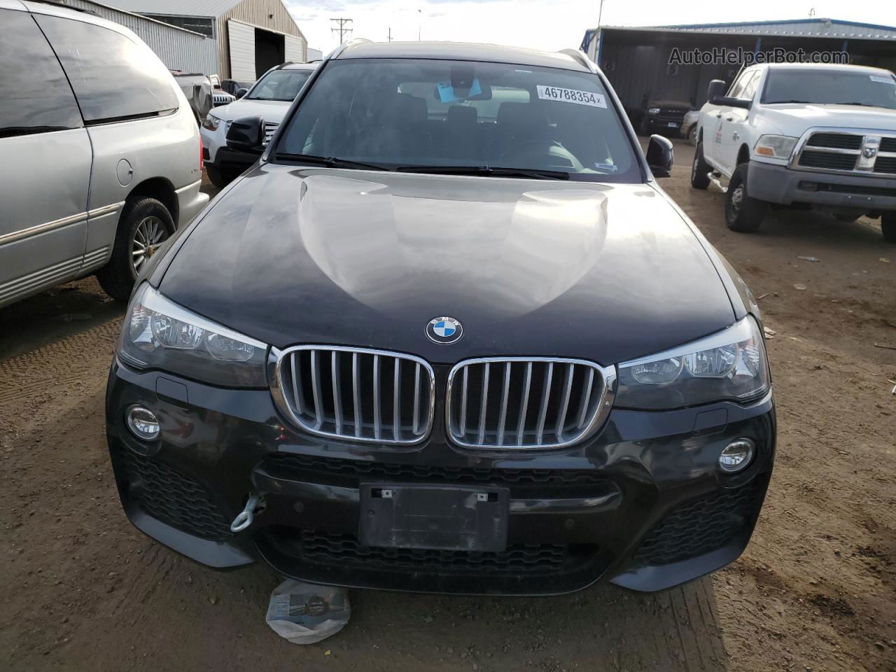 2016 Bmw X3 Xdrive28i Black vin: 5UXWX9C50G0D79109