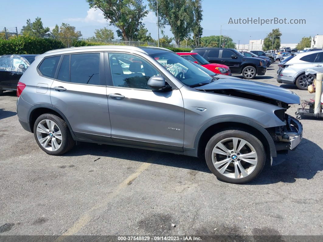 2016 Bmw X3 Xdrive28i Silver vin: 5UXWX9C50G0D79319