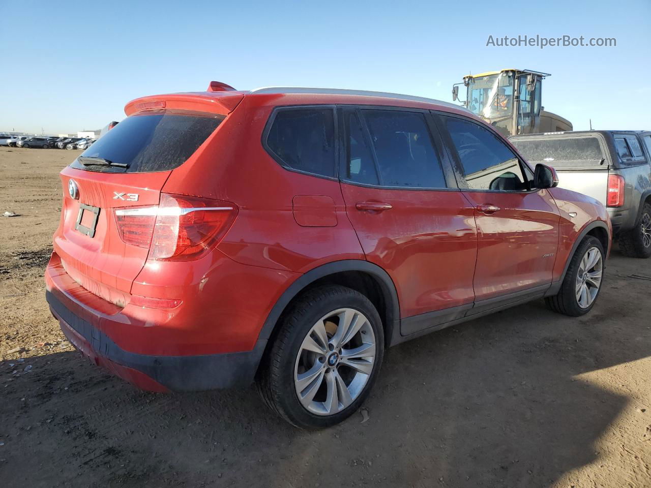 2016 Bmw X3 Xdrive28i Red vin: 5UXWX9C50G0D79837