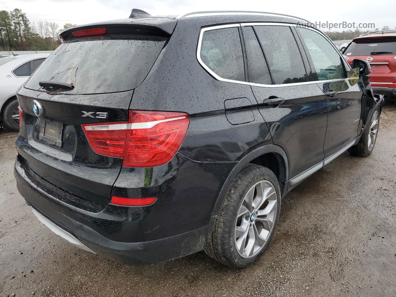 2016 Bmw X3 Xdrive28i Black vin: 5UXWX9C50G0D82740