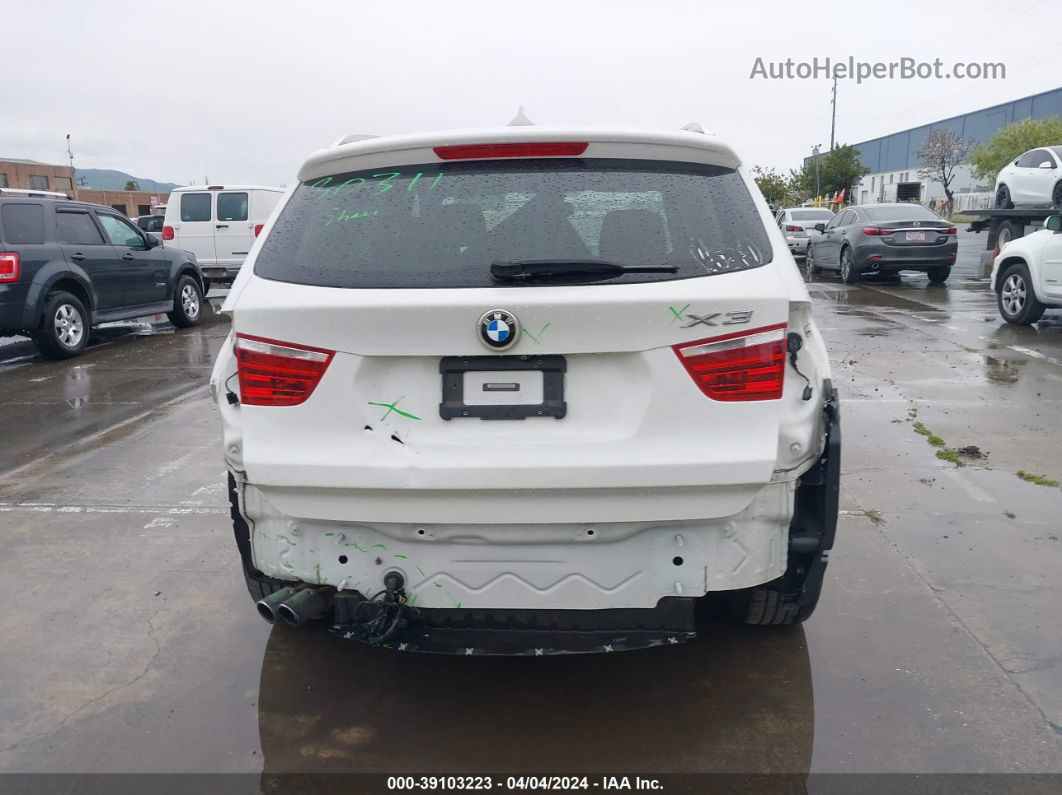 2016 Bmw X3 Xdrive28i Белый vin: 5UXWX9C50G0D82883