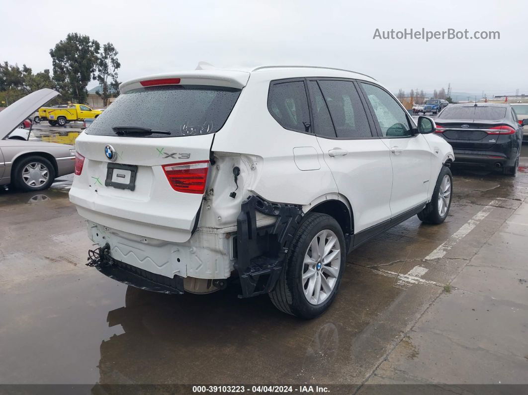 2016 Bmw X3 Xdrive28i Белый vin: 5UXWX9C50G0D82883