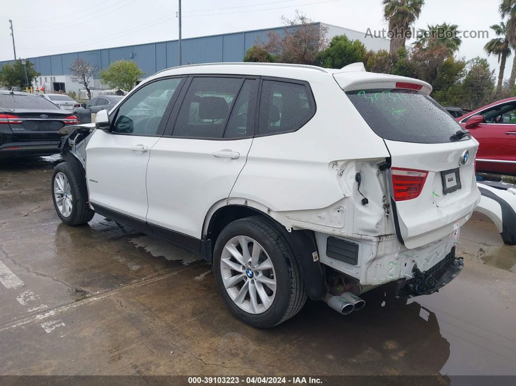 2016 Bmw X3 Xdrive28i White vin: 5UXWX9C50G0D82883