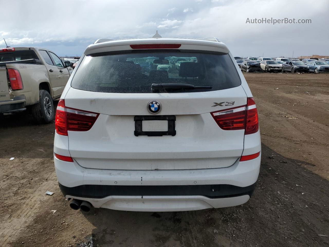 2016 Bmw X3 Xdrive28i White vin: 5UXWX9C50G0D83628