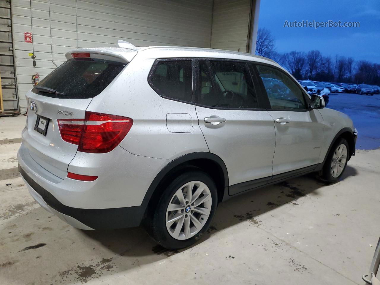 2016 Bmw X3 Xdrive28i Серый vin: 5UXWX9C50G0D84343