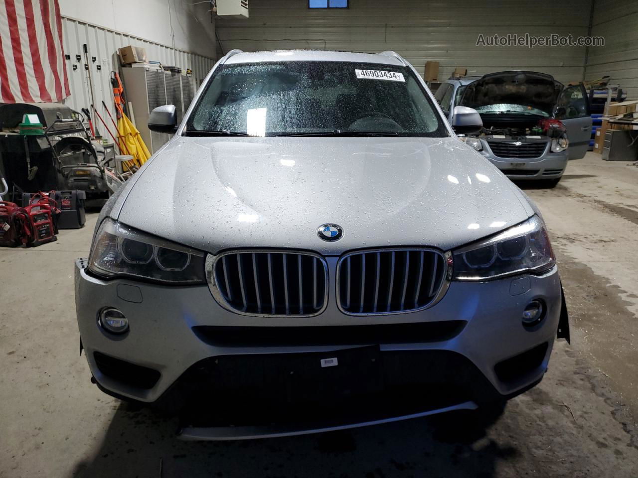 2016 Bmw X3 Xdrive28i Gray vin: 5UXWX9C50G0D84343