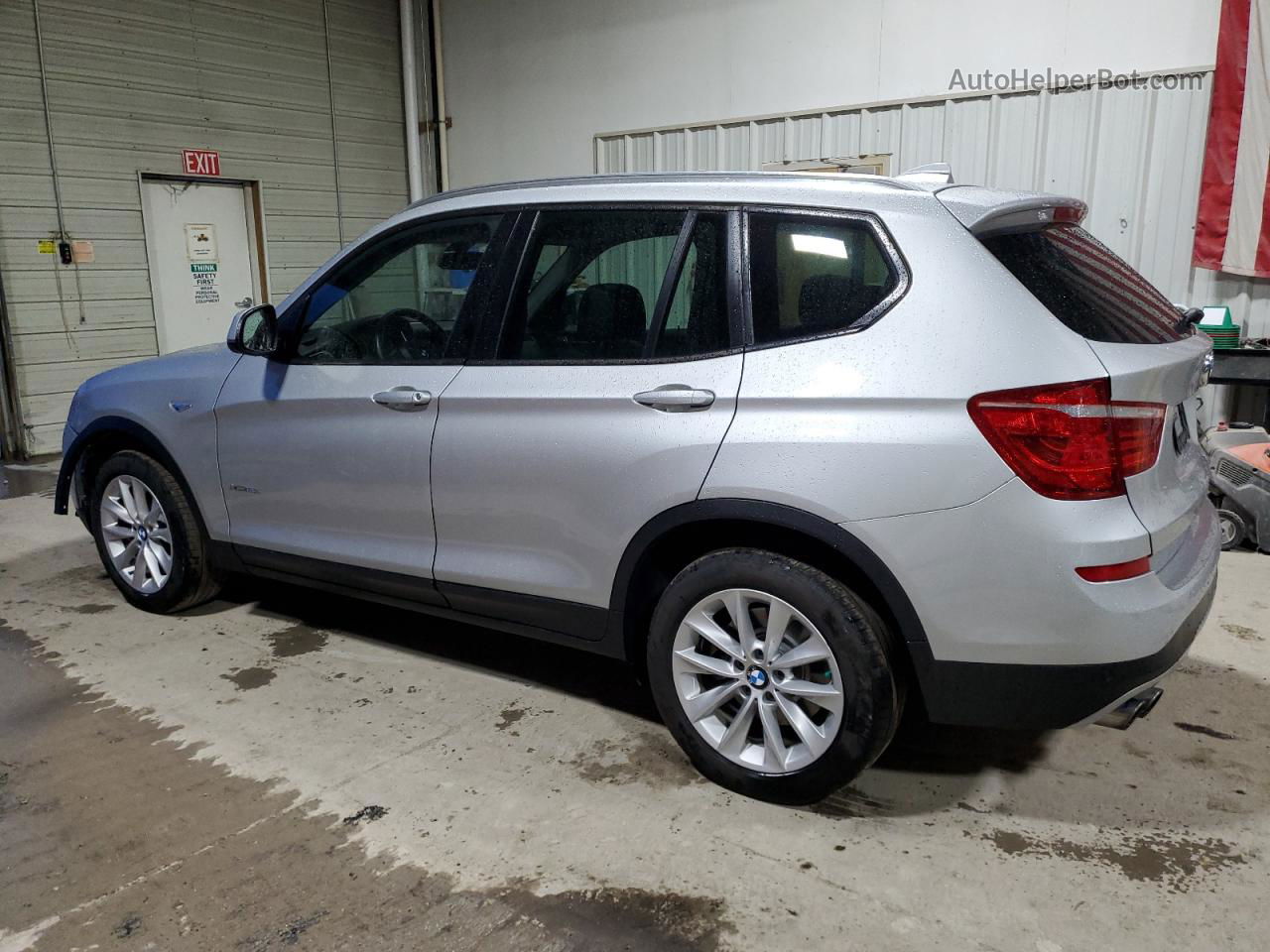 2016 Bmw X3 Xdrive28i Серый vin: 5UXWX9C50G0D84343