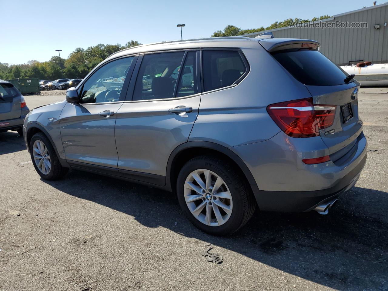 2016 Bmw X3 Xdrive28i Gray vin: 5UXWX9C50G0D86027