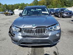 2016 Bmw X3 Xdrive28i Gray vin: 5UXWX9C50G0D86027