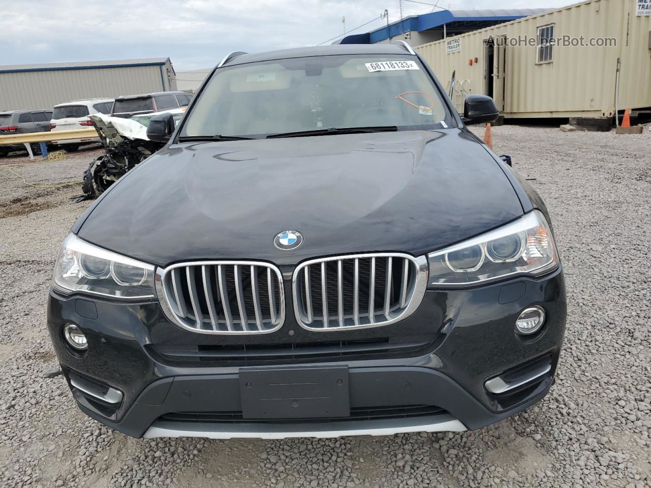 2016 Bmw X3 Xdrive28i Black vin: 5UXWX9C50G0D89641