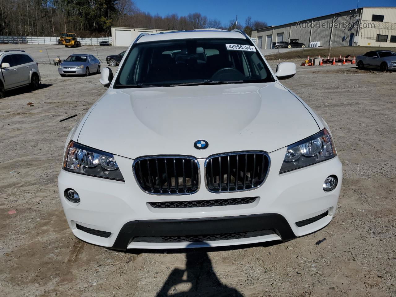 2013 Bmw X3 Xdrive28i White vin: 5UXWX9C51D0A09847