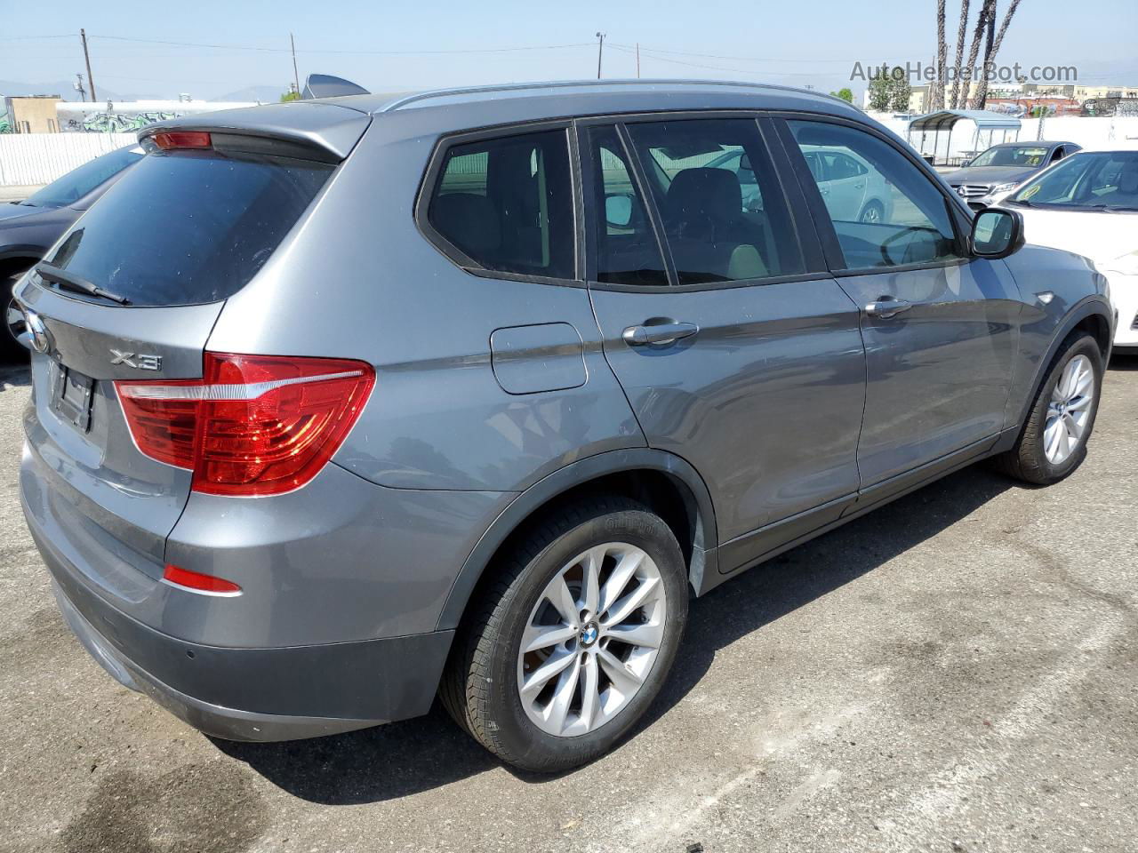 2013 Bmw X3 Xdrive28i Gray vin: 5UXWX9C51D0A10643