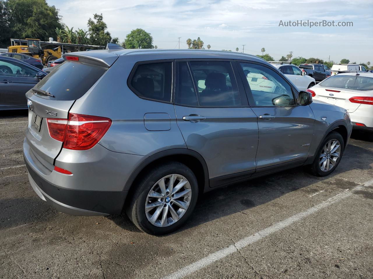 2013 Bmw X3 Xdrive28i Gray vin: 5UXWX9C51D0A18306