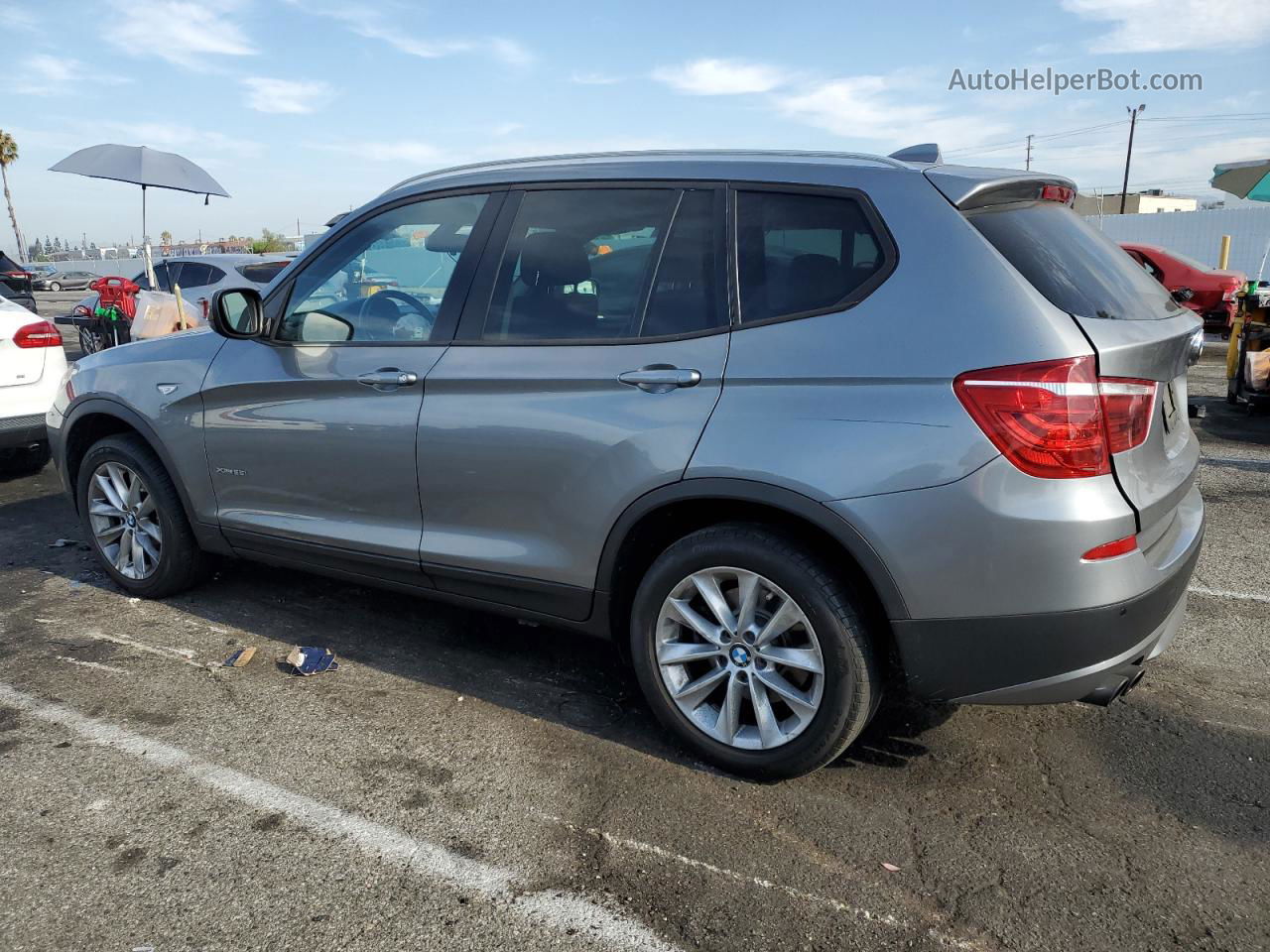 2013 Bmw X3 Xdrive28i Gray vin: 5UXWX9C51D0A18306