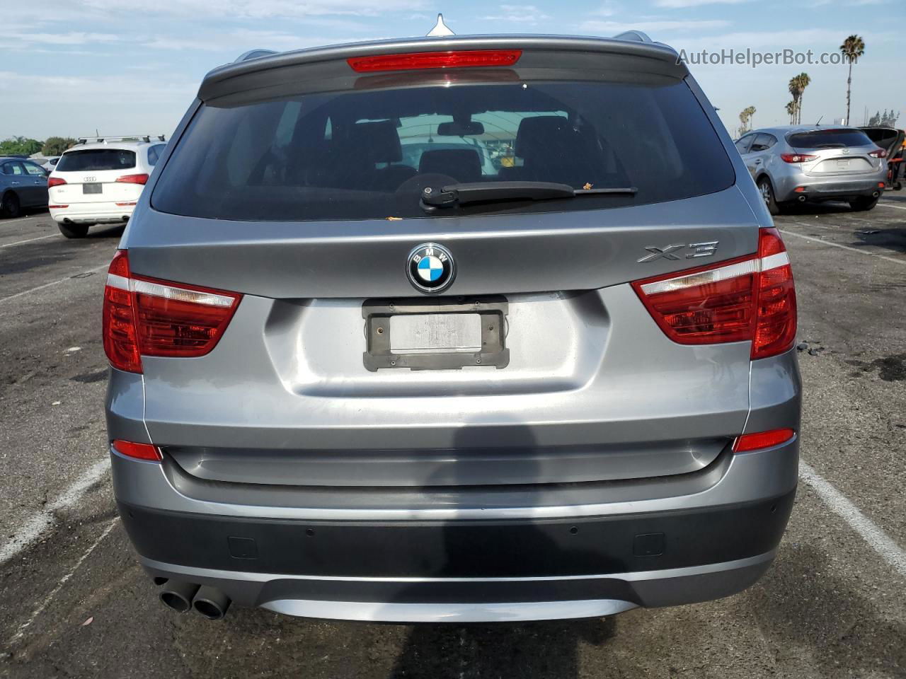 2013 Bmw X3 Xdrive28i Gray vin: 5UXWX9C51D0A18306