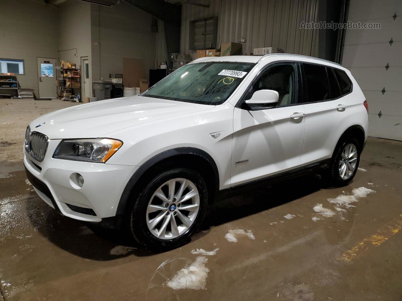 2013 Bmw X3 Xdrive28i Белый vin: 5UXWX9C51D0A26938