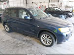 2013 Bmw X3 Xdrive28i Blue vin: 5UXWX9C51D0D00803