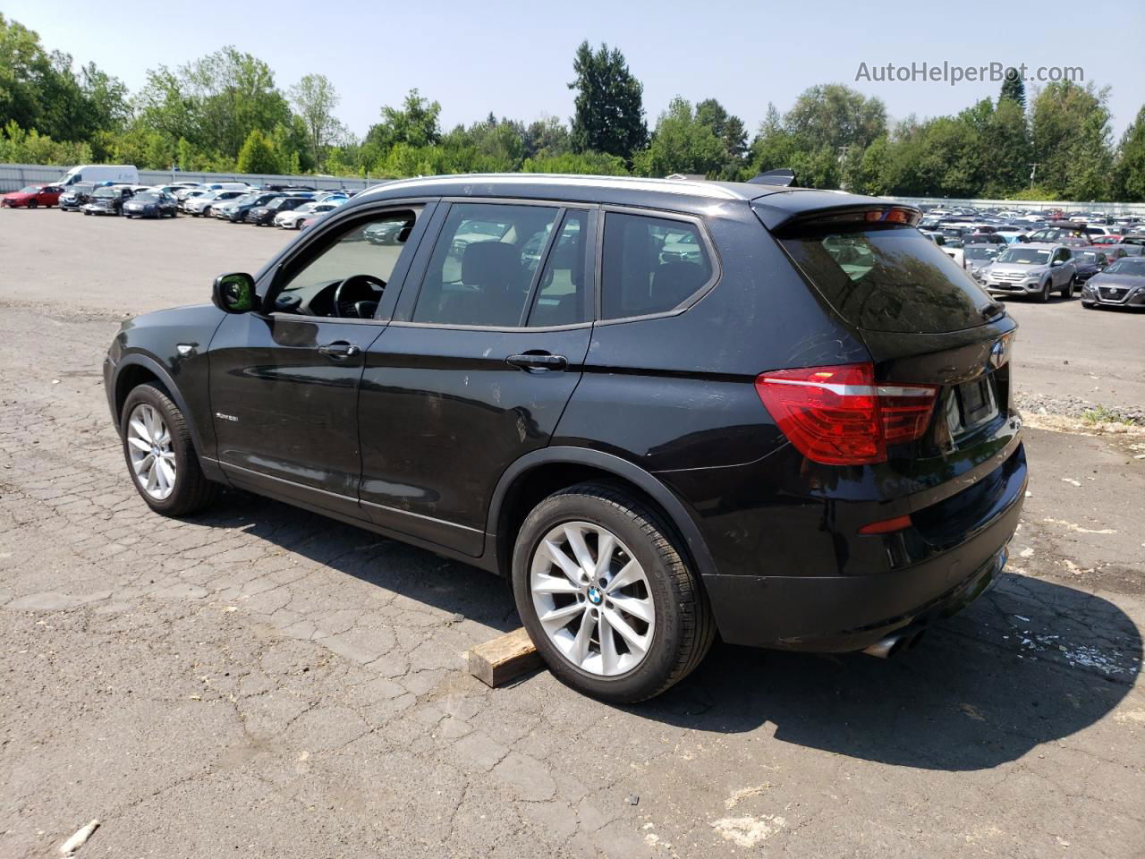 2013 Bmw X3 Xdrive28i Черный vin: 5UXWX9C51D0D00882