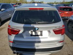 2014 Bmw X3 Xdrive28i Silver vin: 5UXWX9C51E0D29753