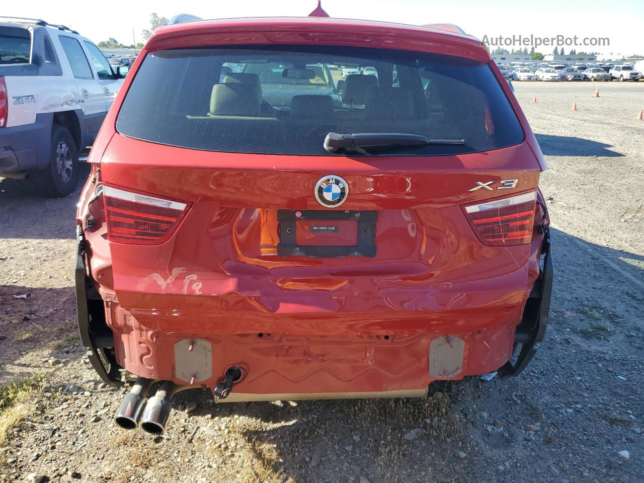 2016 Bmw X3 Xdrive28i Красный vin: 5UXWX9C51G0D63629