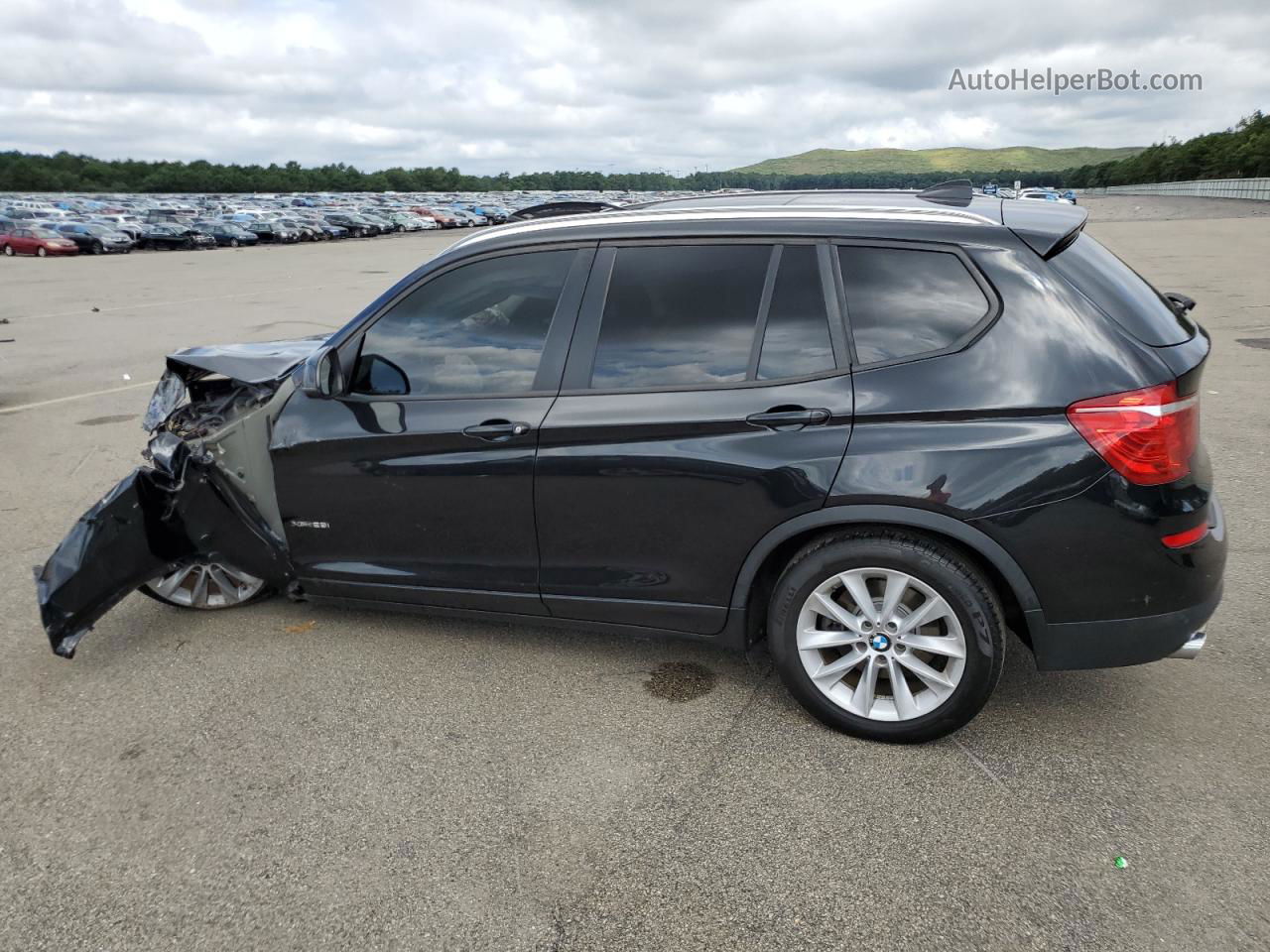 2016 Bmw X3 Xdrive28i Черный vin: 5UXWX9C51G0D63999