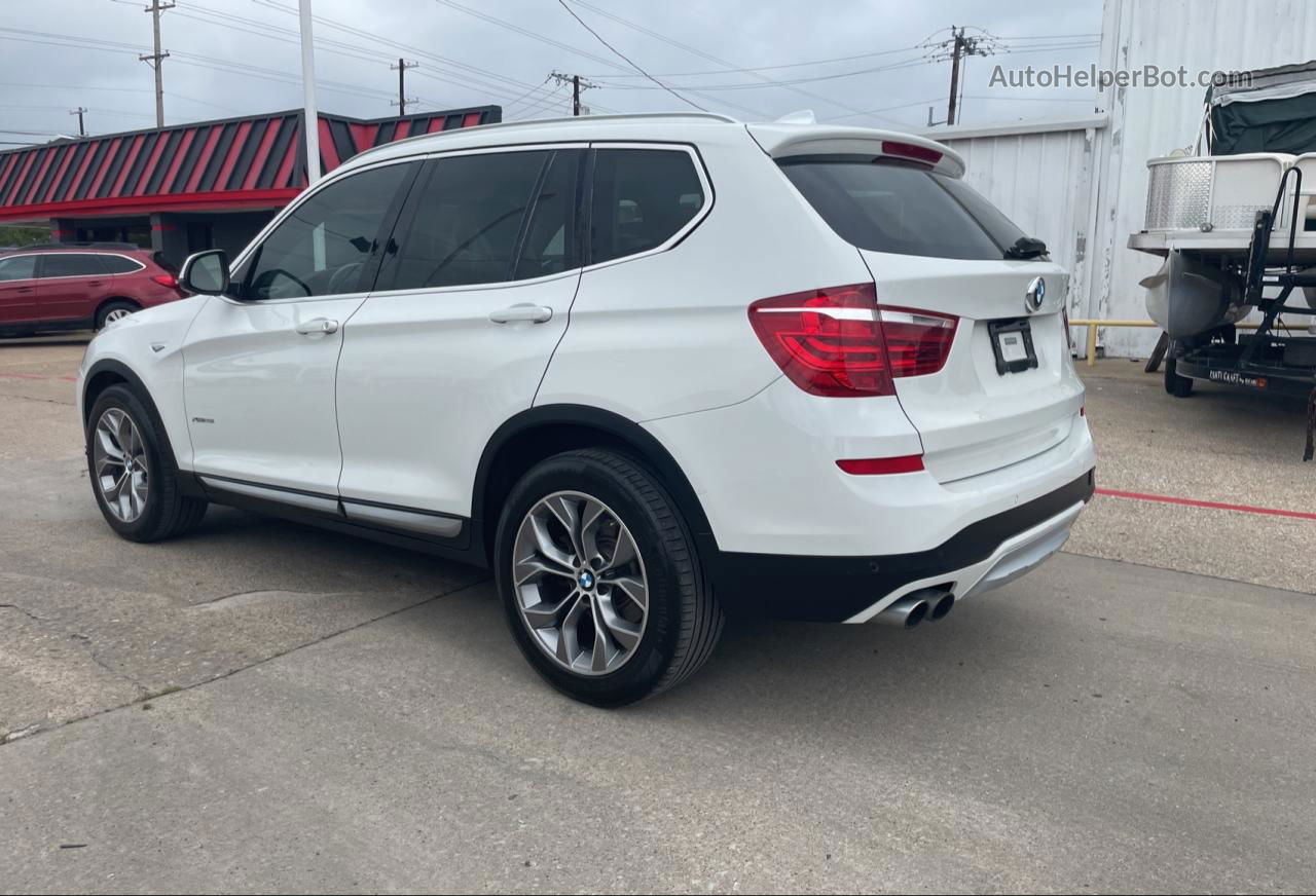 2016 Bmw X3 Xdrive28i White vin: 5UXWX9C51G0D65901