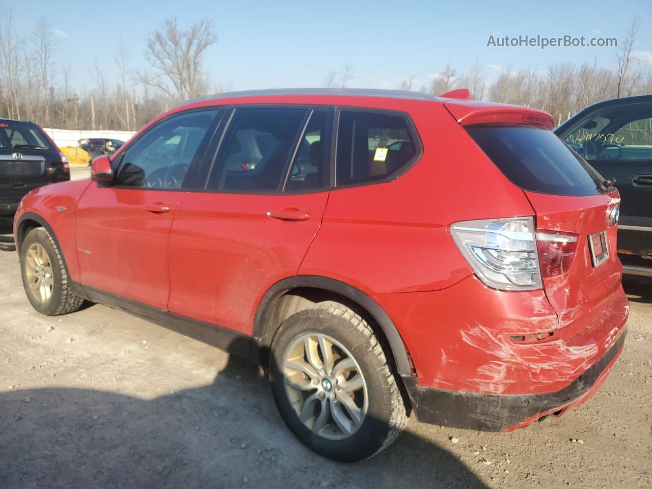 2016 Bmw X3 Xdrive28i Red vin: 5UXWX9C51G0D67180