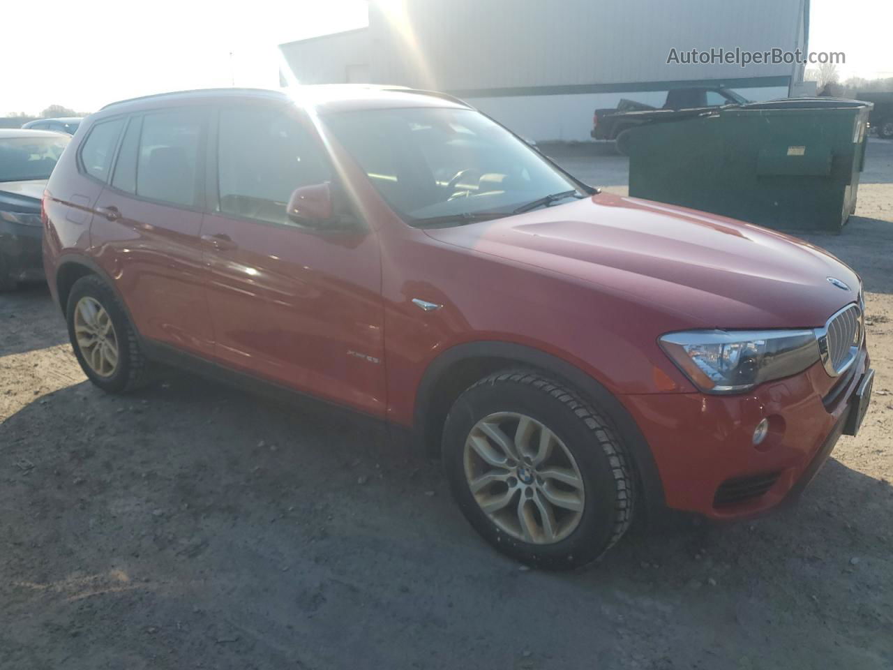 2016 Bmw X3 Xdrive28i Красный vin: 5UXWX9C51G0D67180