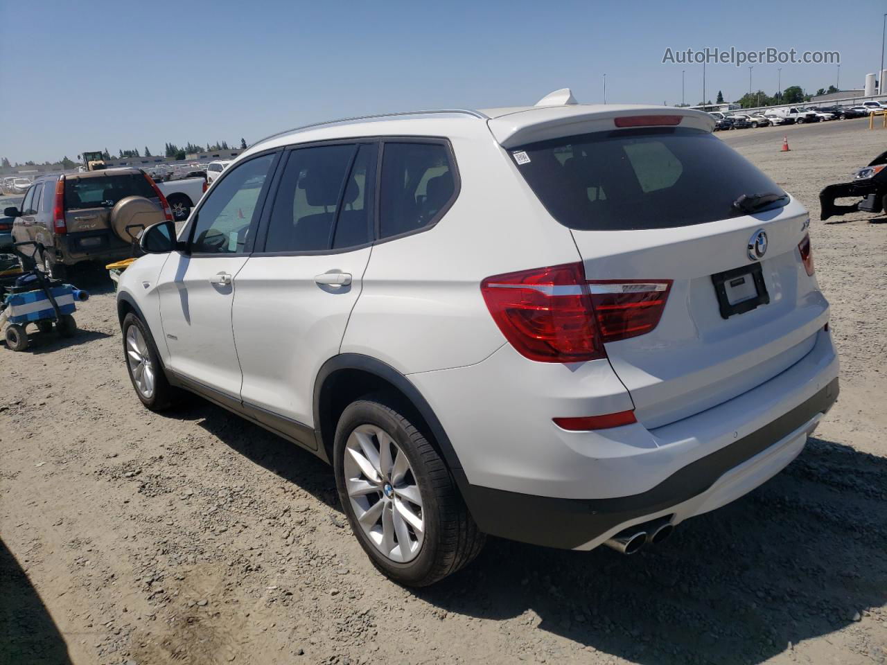 2016 Bmw X3 Xdrive28i White vin: 5UXWX9C51G0D85890