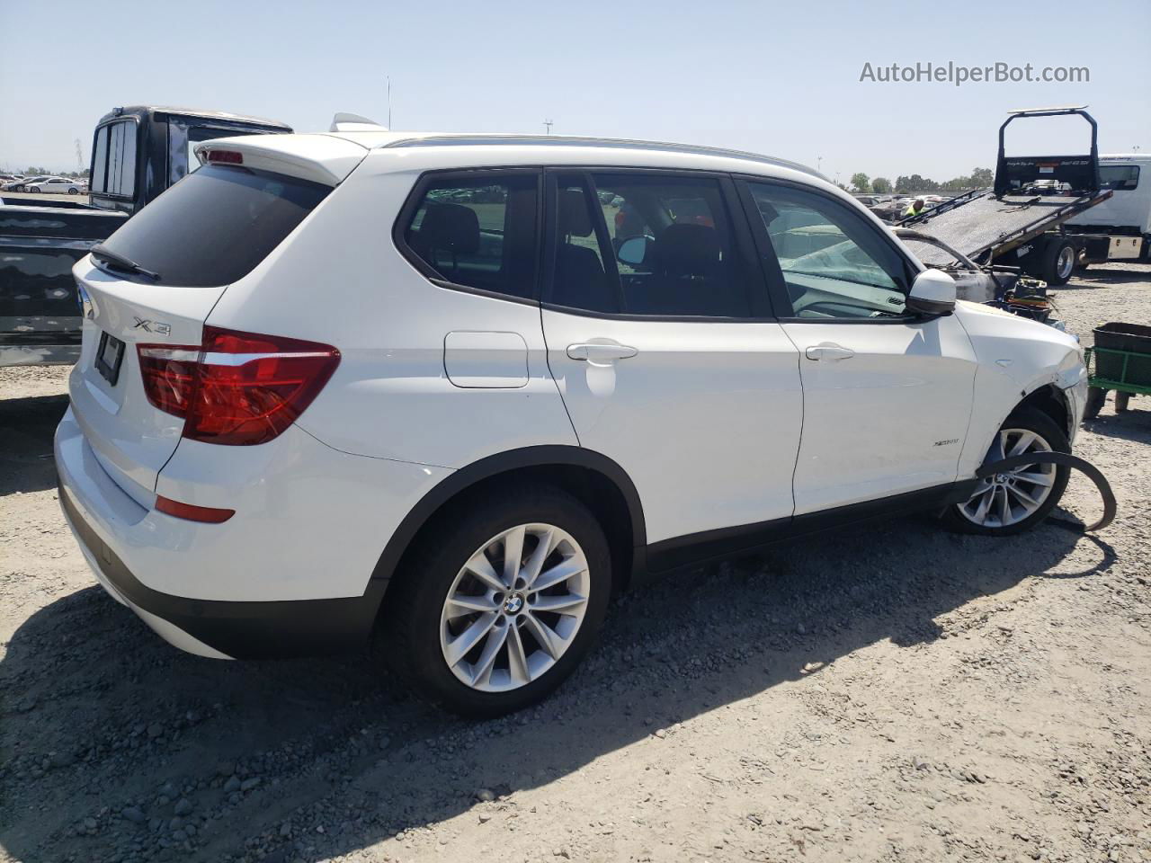 2016 Bmw X3 Xdrive28i White vin: 5UXWX9C51G0D85890