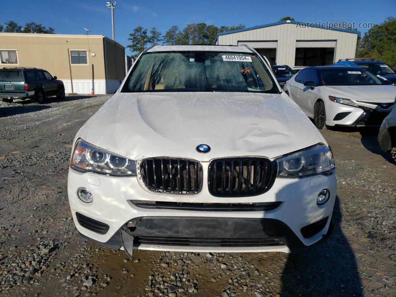 2016 Bmw X3 Xdrive28i White vin: 5UXWX9C51G0D86425