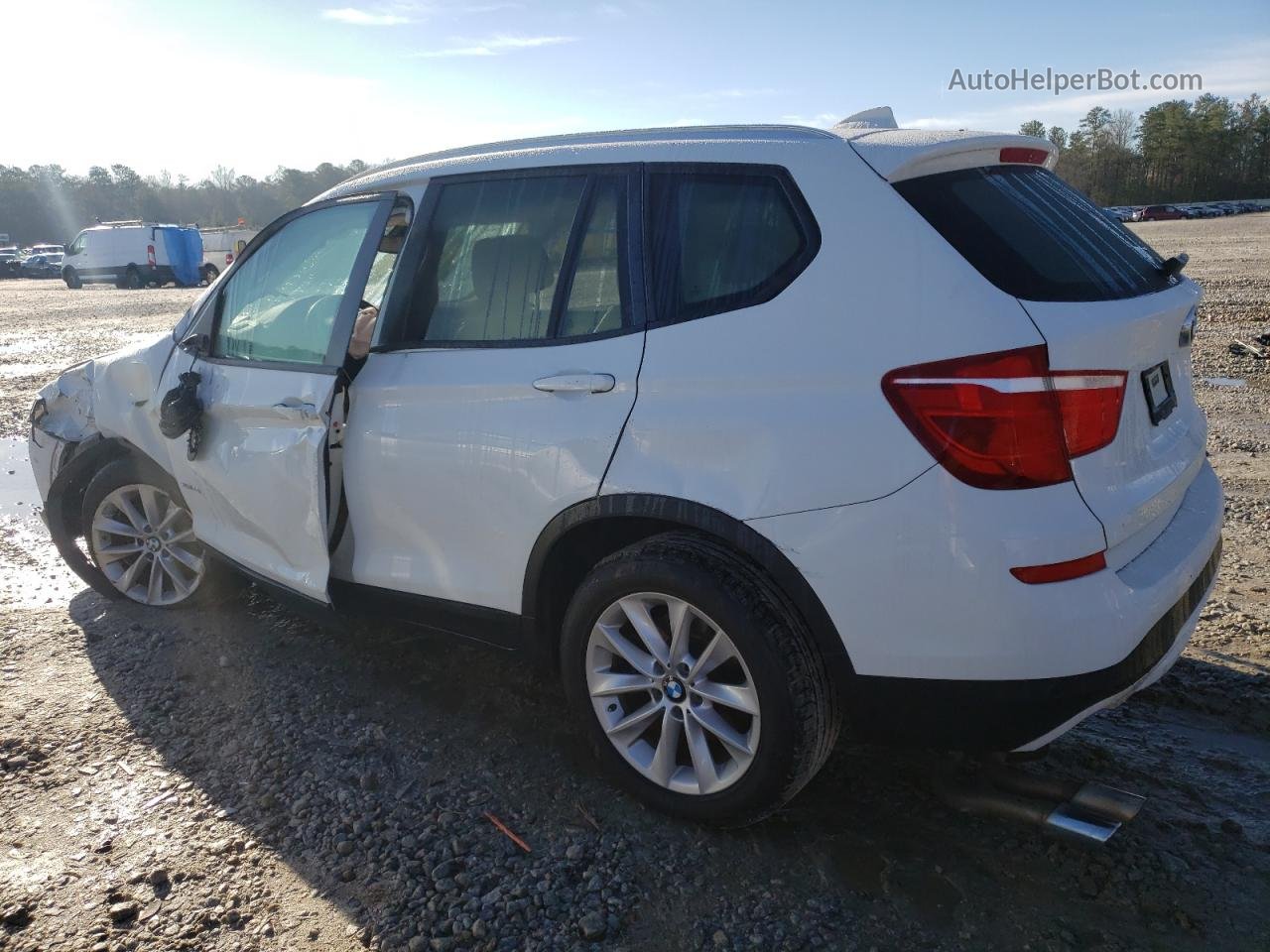 2016 Bmw X3 Xdrive28i Белый vin: 5UXWX9C51G0D86425