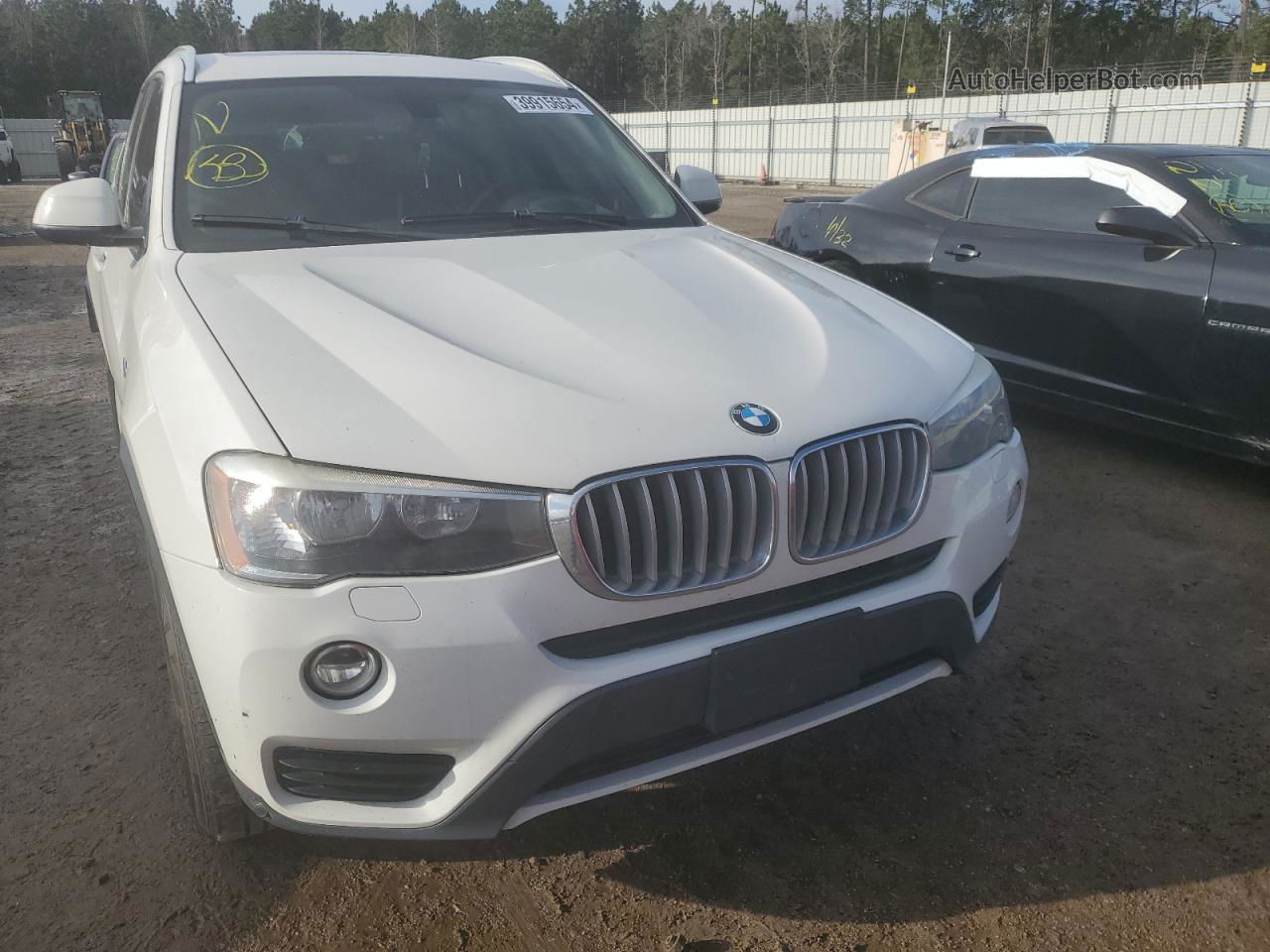 2016 Bmw X3 Xdrive28i White vin: 5UXWX9C51G0D87798