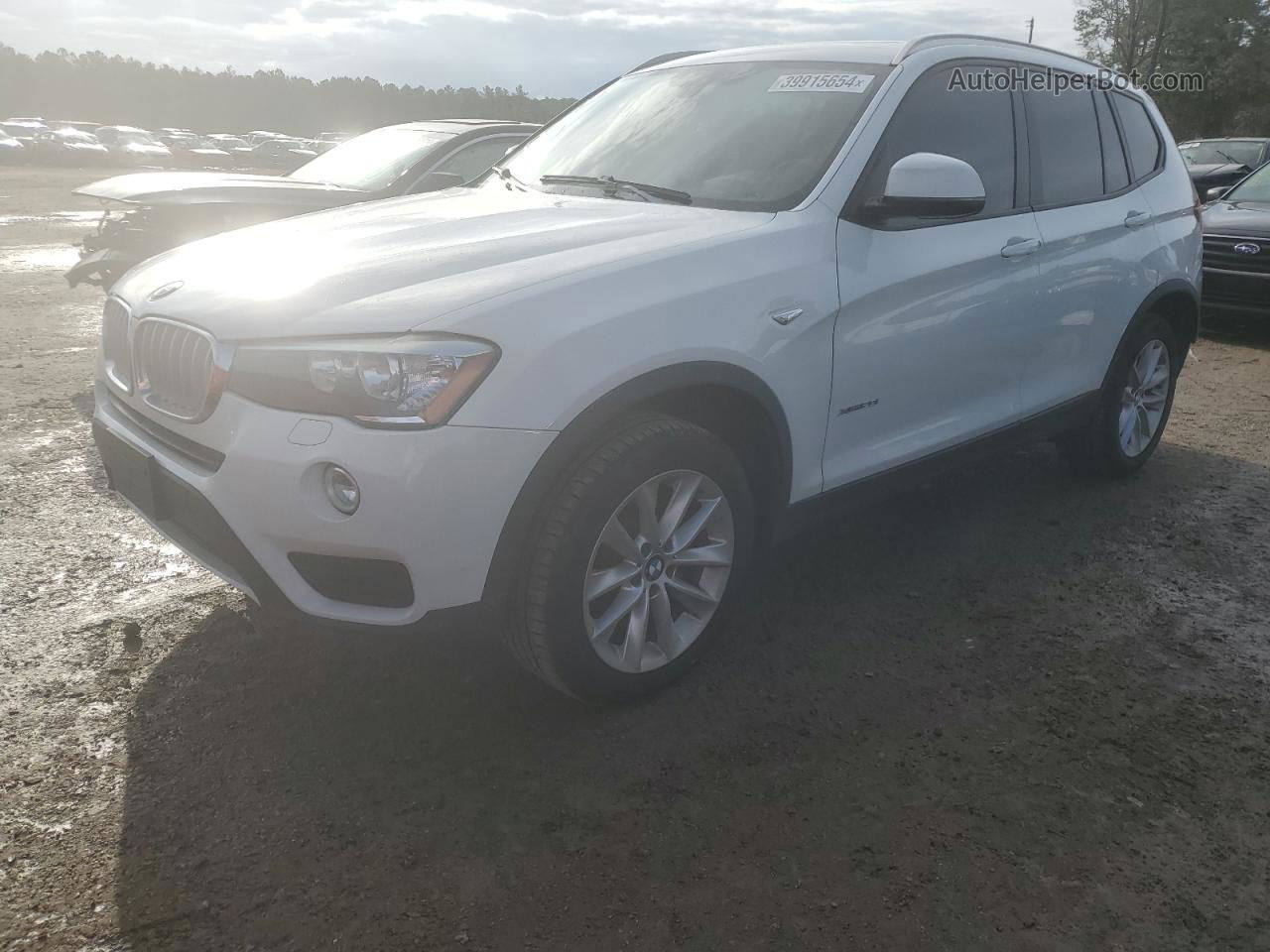 2016 Bmw X3 Xdrive28i White vin: 5UXWX9C51G0D87798