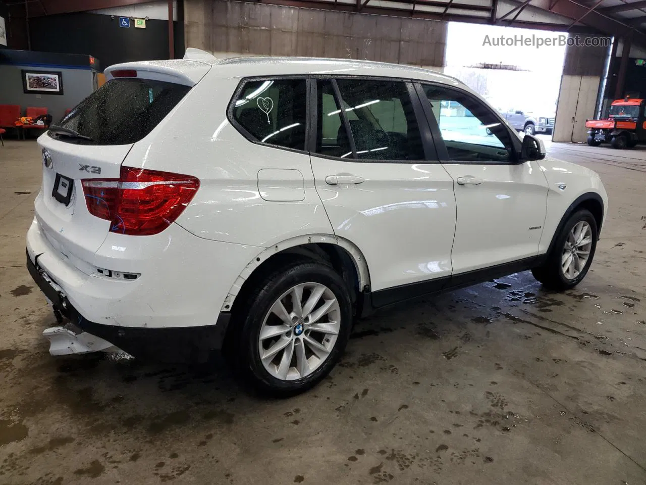 2016 Bmw X3 Xdrive28i White vin: 5UXWX9C51G0D89521