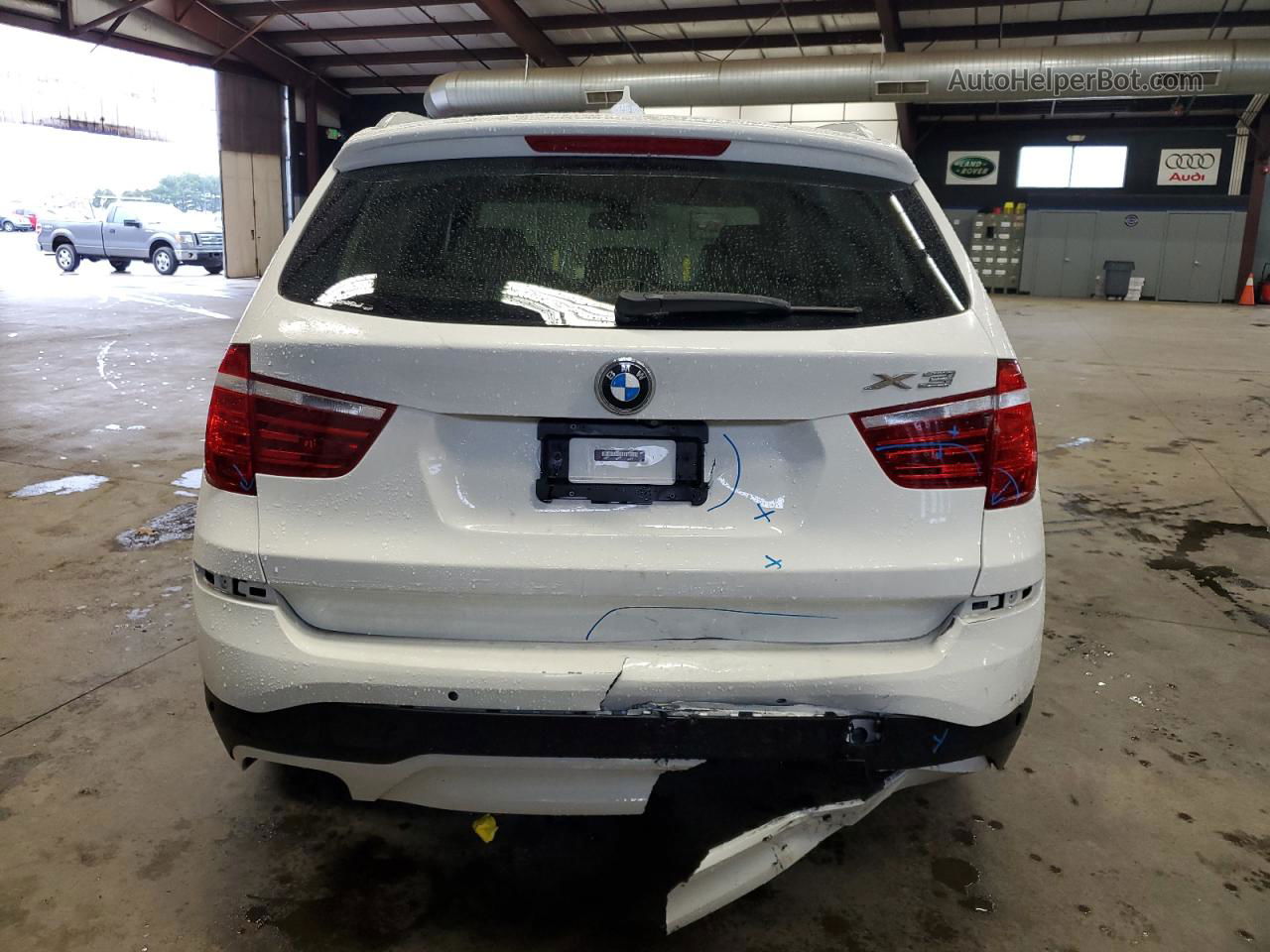 2016 Bmw X3 Xdrive28i White vin: 5UXWX9C51G0D89521